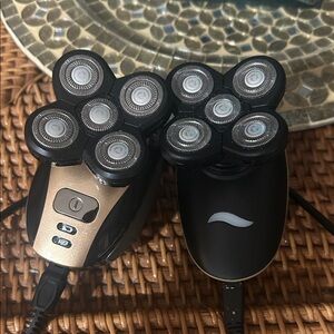Electric Shaver Set with Dual Heads